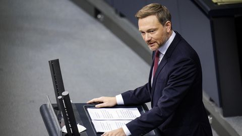 Christian Lindner, Bundesvorsitzender der FDP und Bundesfinanzminister