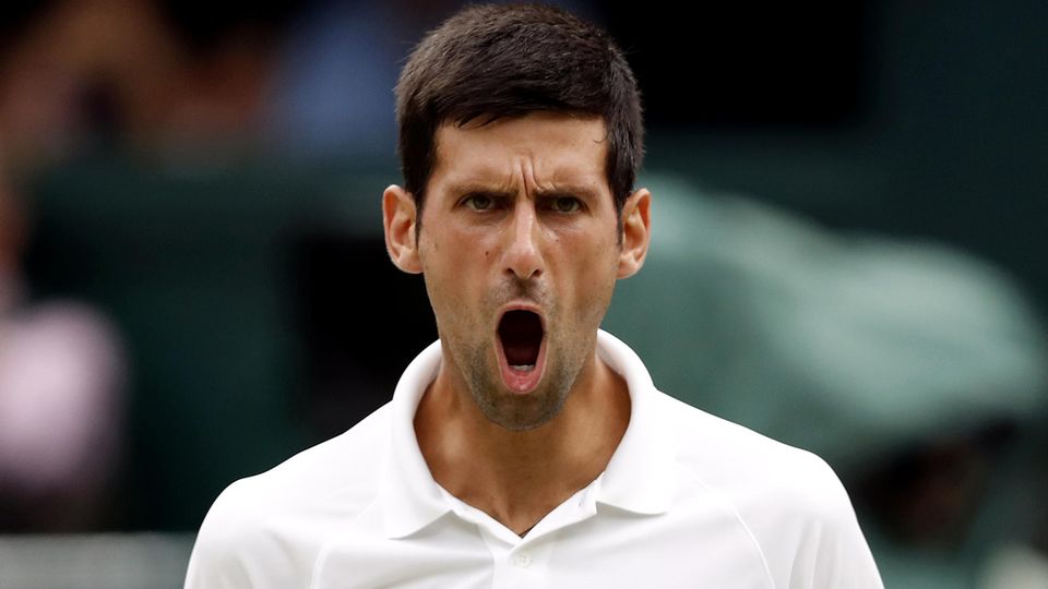 Novak Djokovic reißt den Mund auf