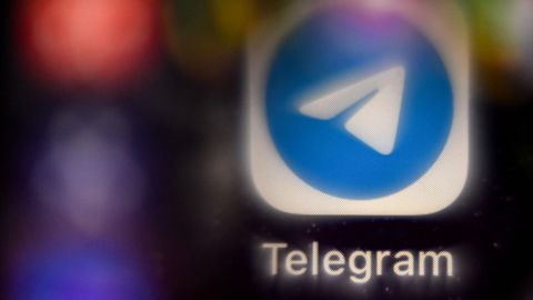 Das Logo der Plattform Telegram