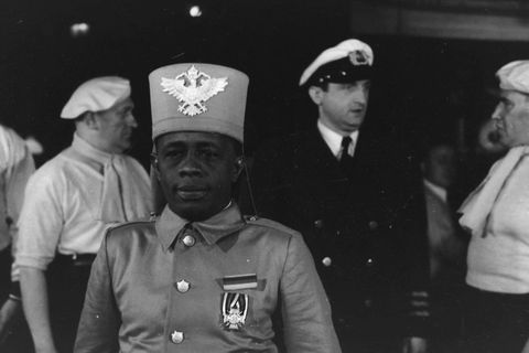 Der Schauspieler Bayume Mohamed Husen