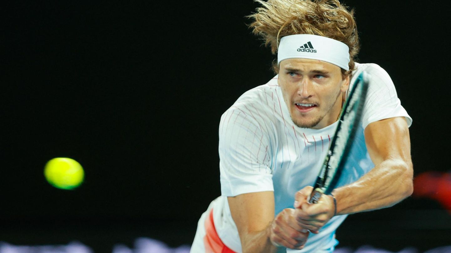 Alexander Zverev bei den Australian Open - stößt er Novak Djokovic von der Weltranglistenspitze?