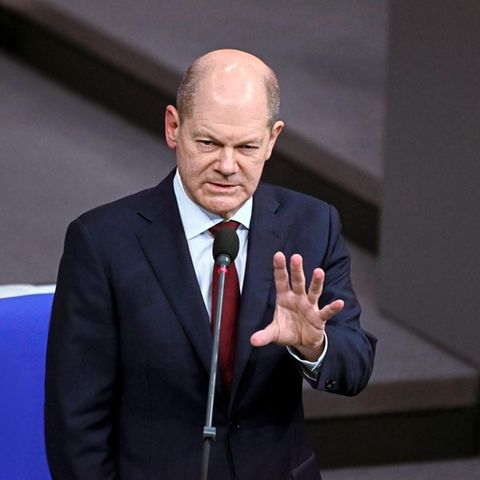 Scholz im Bundestag