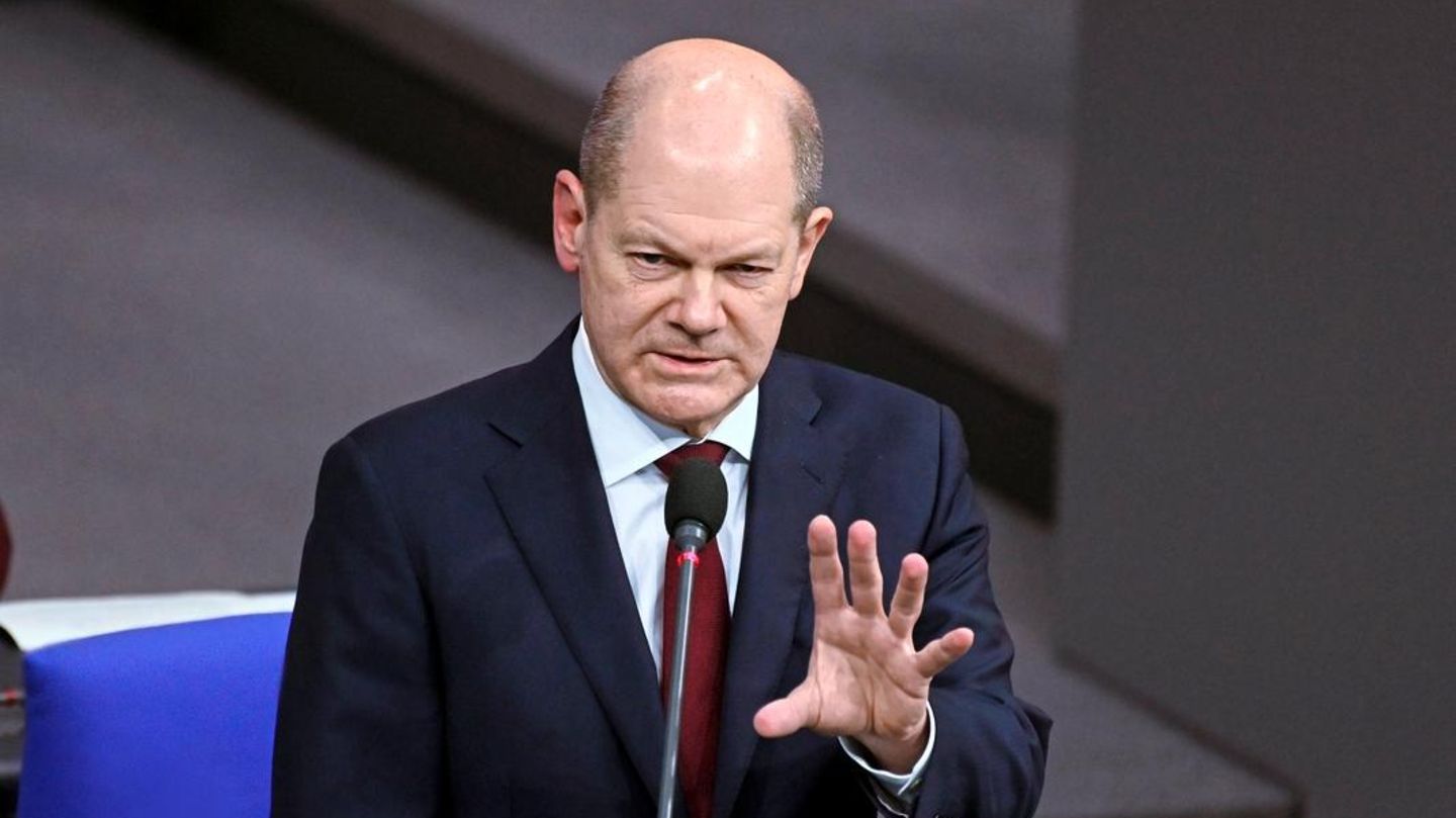 Scholz im Bundestag