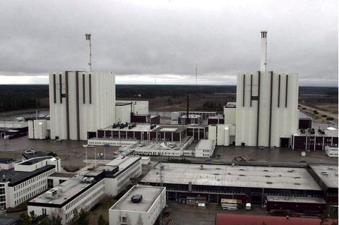Das Atomkraftwerk Forsmark in Schweden