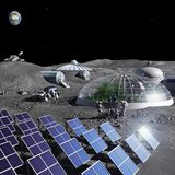 Blick auf das Artemis Base Camp