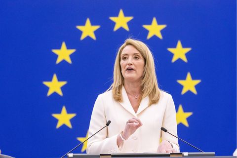 Roberta Metsola ist die neue Präsidentin des EU-Parlaments