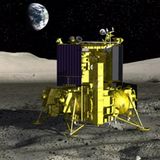 Russischer Lander Luna 25 auf dem Mond