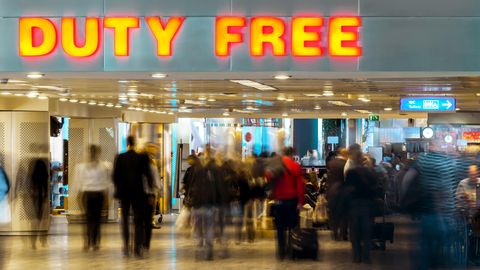 Duty-Free-Bereich in Istanbul