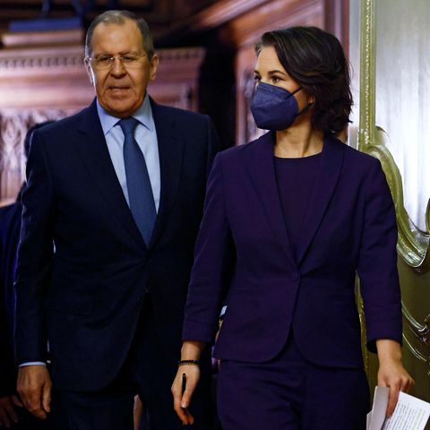 Außenministerin Annalena Baerbock war zu Besuch in Russland