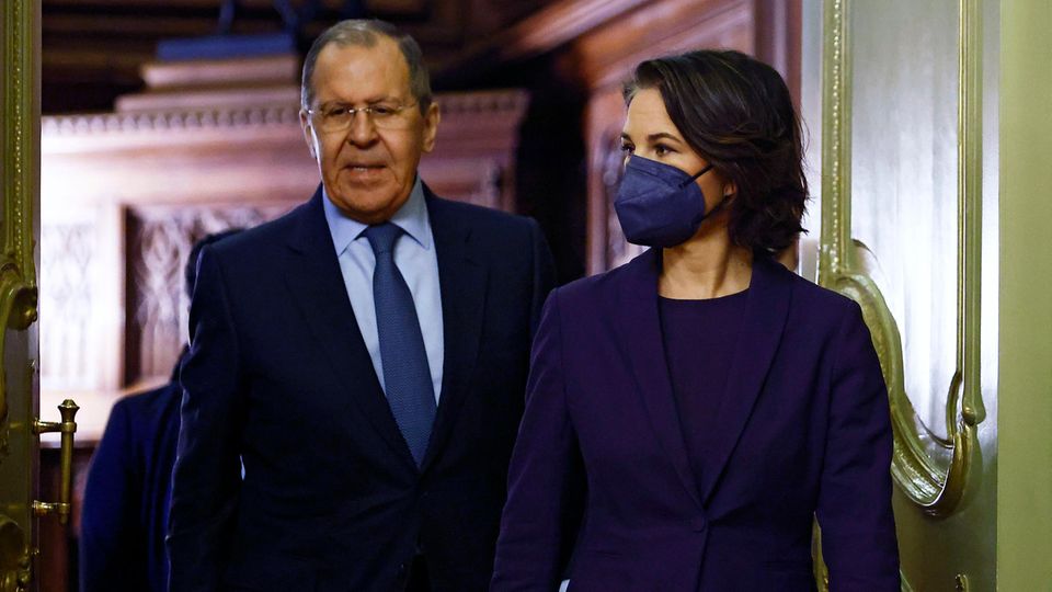 Außenministerin Annalena Baerbock war zu Besuch in Russland