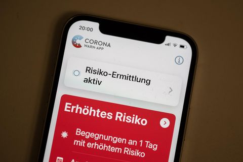 Rote Meldung in der Corona-Warn-App