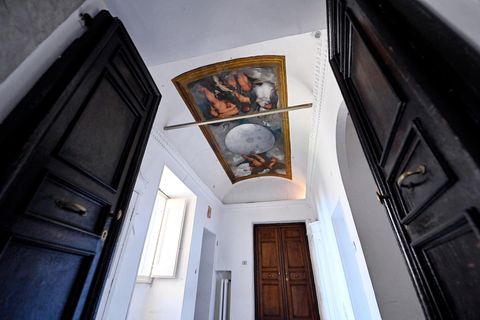 "Jupiter, Neptun und Pluto" in der Villa Aurora in Rom ist das einzig bekannte Deckengemälde von Caravaggio