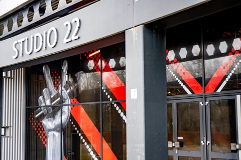 Das geschlossene Studio von "The Voice of Holland"
