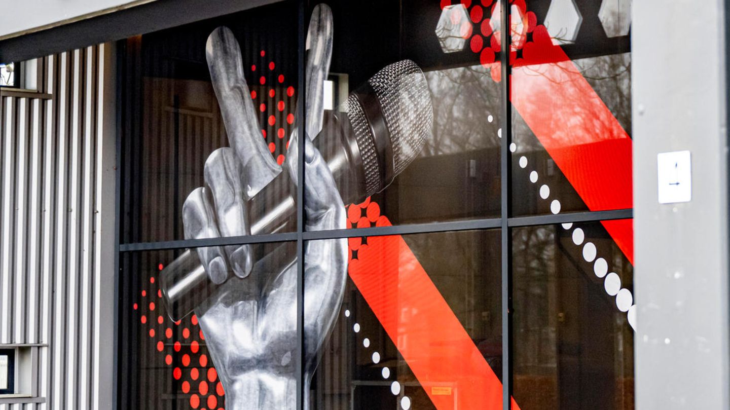 Das geschlossene Studio von "The Voice of Holland"