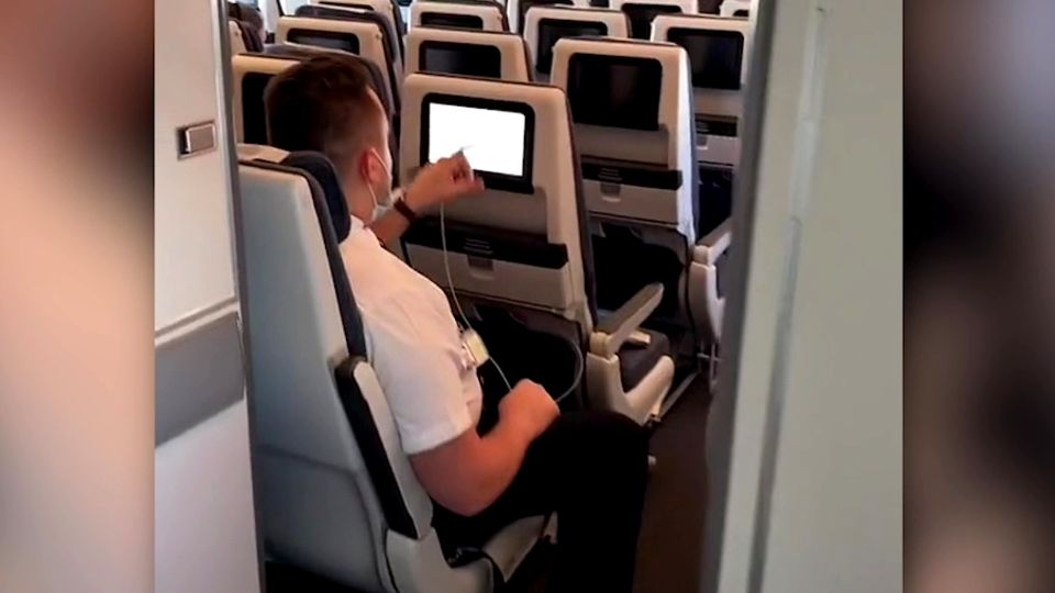 Tiktok-Video: Komplettes Flugzeug für sich alleine