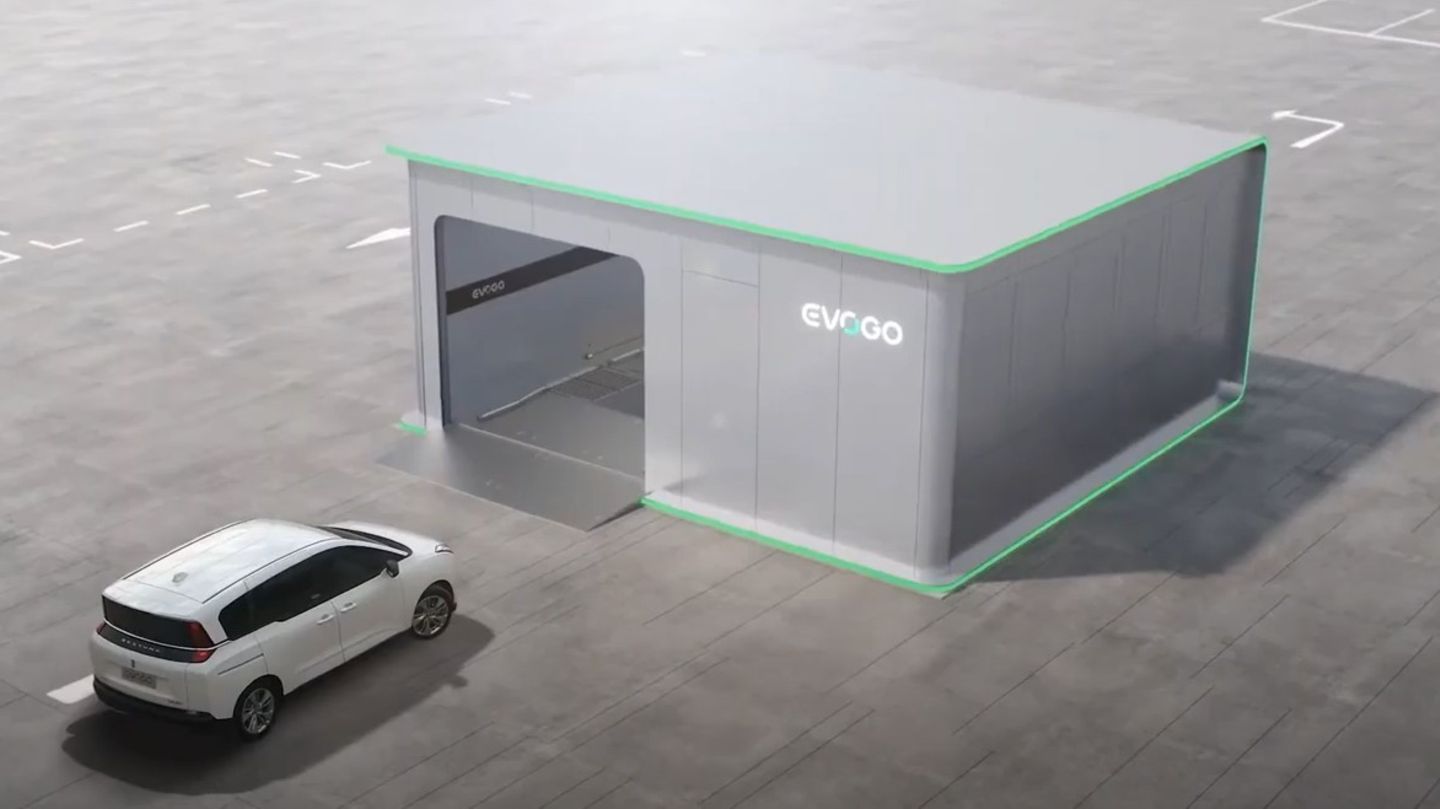 Ein Modul ist kaum größer als eine Doppelgarage