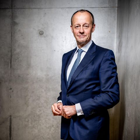 Ein Porträt von Friedrich Merz