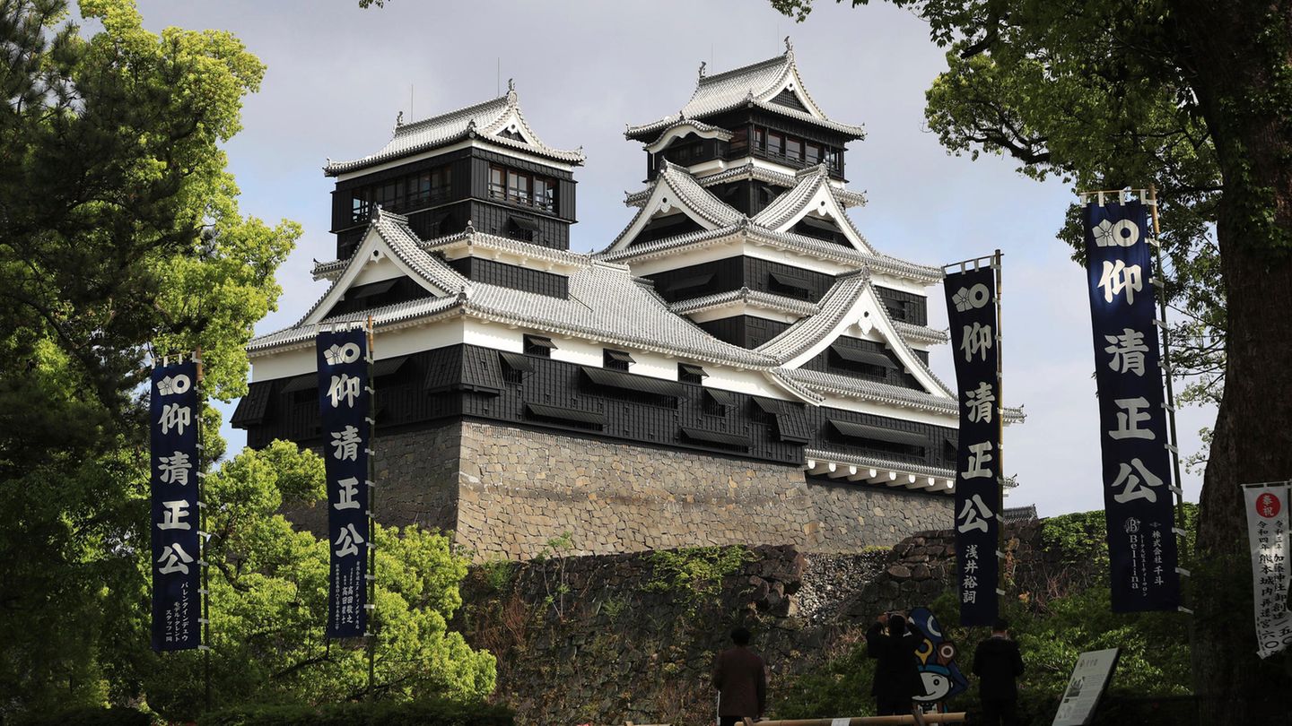 Das Schloss von Kumamoto