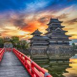 Das Matsumoto-Schloss nahe Nagano