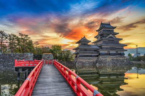 Das Matsumoto-Schloss nahe Nagano