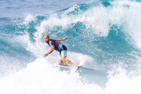 Surfer-Legende Kelly Slater im Dezember 2020 in Hawaii