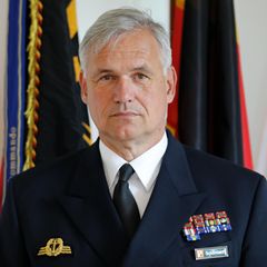 Der inzwischen zurückgetretene Vizeadmiral Kay-Achim Schönbach, Inspekteur der Deutschen Marine, im Marinekommando