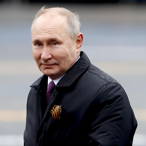 Wladimir Putin bei der Parade zum Siegestag über Nazi-Deutschland in Moskau