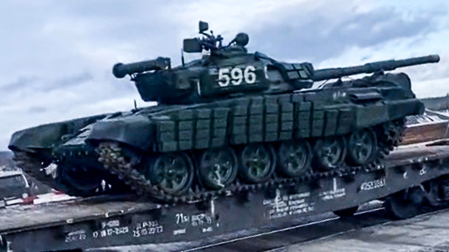 Ukraine: Videos zeigen russische Truppenbewegungen
