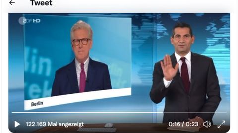 ZDF-Moderatoren Mitri Sirin und Theo Koll
