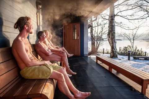 Finnische Sauna