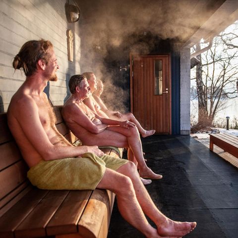 Finnische Sauna