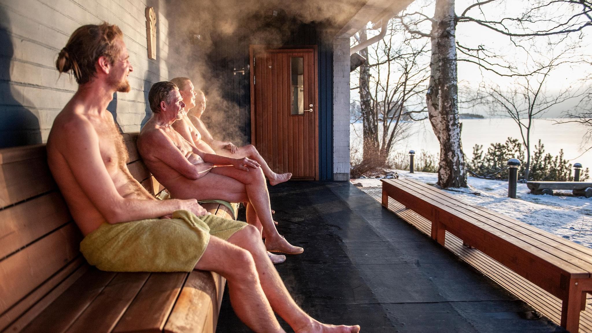 Finnische Sauna