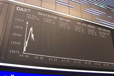 Video: Nervosität der Anleger schickte Dax am Montag weiter auf Talfahrt