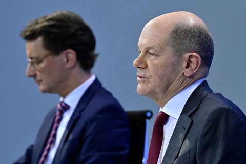 Olaf Scholz und Hendrik Wüst