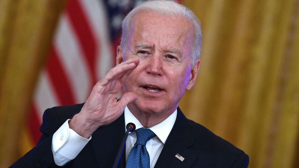 US-Präsident Joe Biden im Weißen Haus in Washington