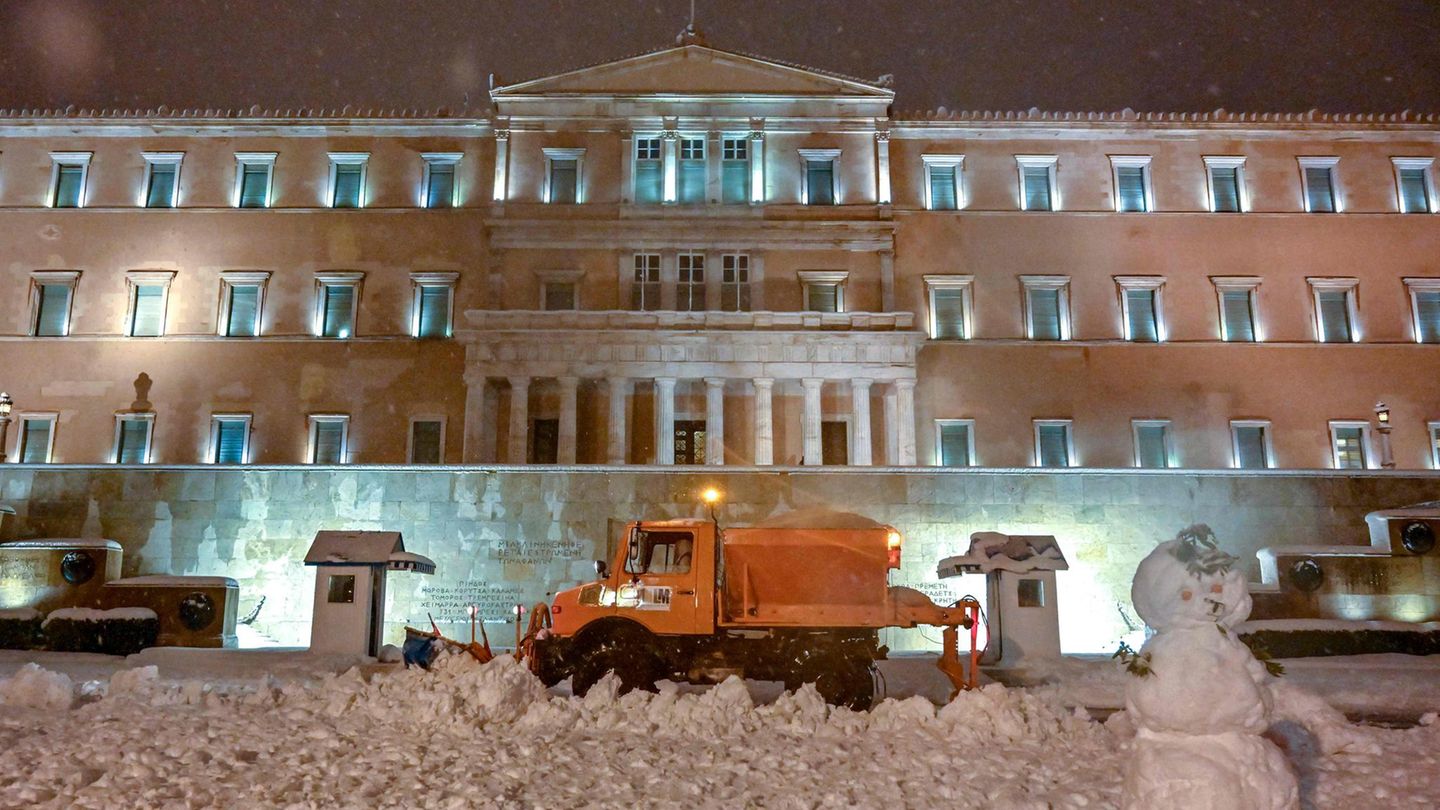 Parlamentsgebäude in Athen