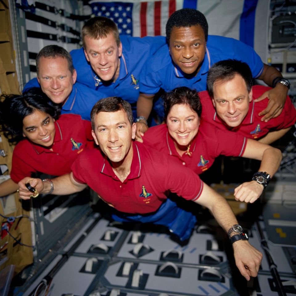 Die Crew der "Columbia" 