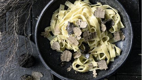 Trüffelpasta vom Feinsten: Fettucine mit Périgord-Trüffel