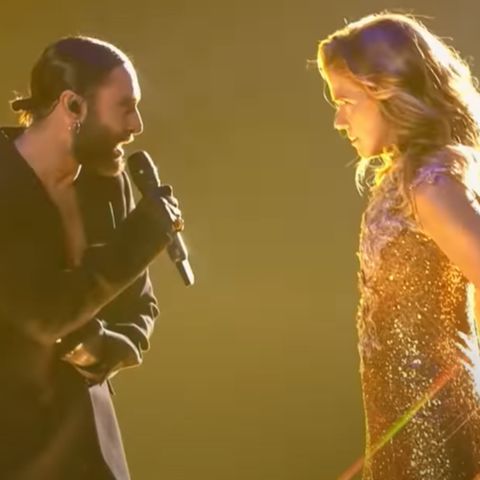 Anke Engelke und Conchita Wurst