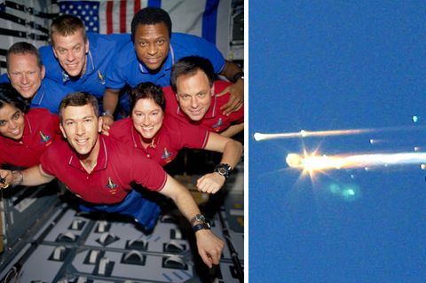 Die Crew der "Columbia" 