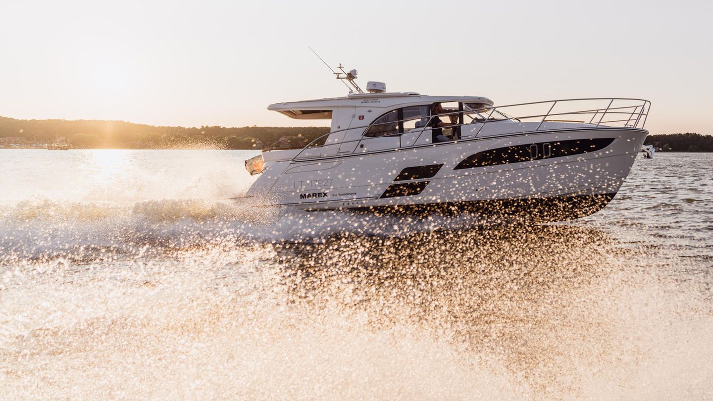 Ausgefeilte Detaillösungen und sichere Fahreigenschaften brachten den Sieg für die Marex 330 Scandinavia in der Klasse Motorboote bis 14 Meter. Preis: ca. 400.000 Euro