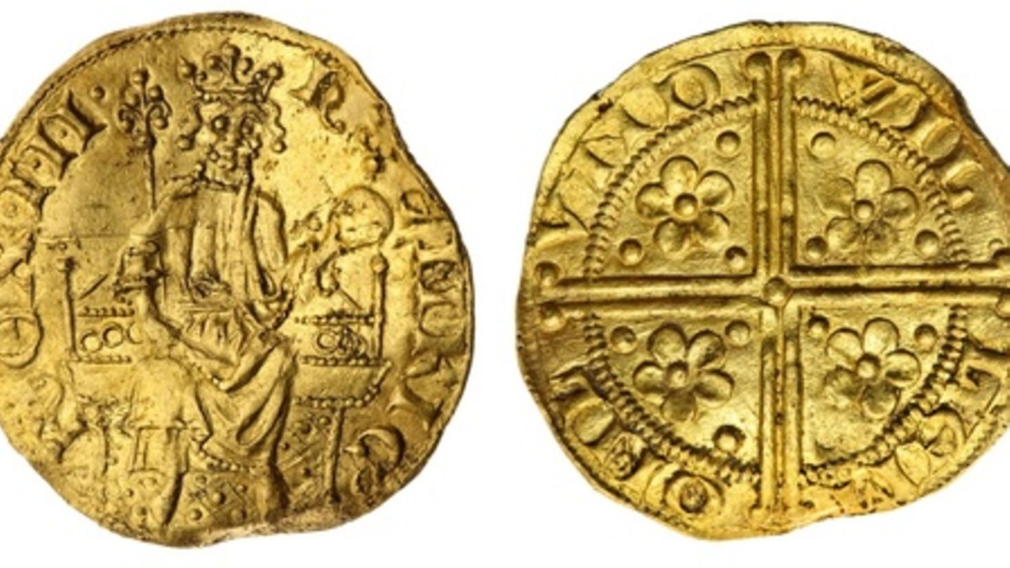 Goldmünze aus der Zeit Heinrich III.