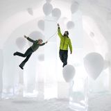 Und hier scheinen Marjolein Vonk und Maurizio Perron durch den Raum zu fliegen.