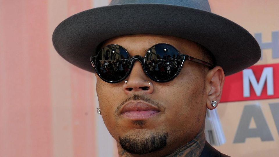 US-Sänger Chris Brown bei einer Preisverleihung im Frühjahr 2015