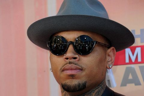 US-Sänger Chris Brown bei einer Preisverleihung im Frühjahr 2015