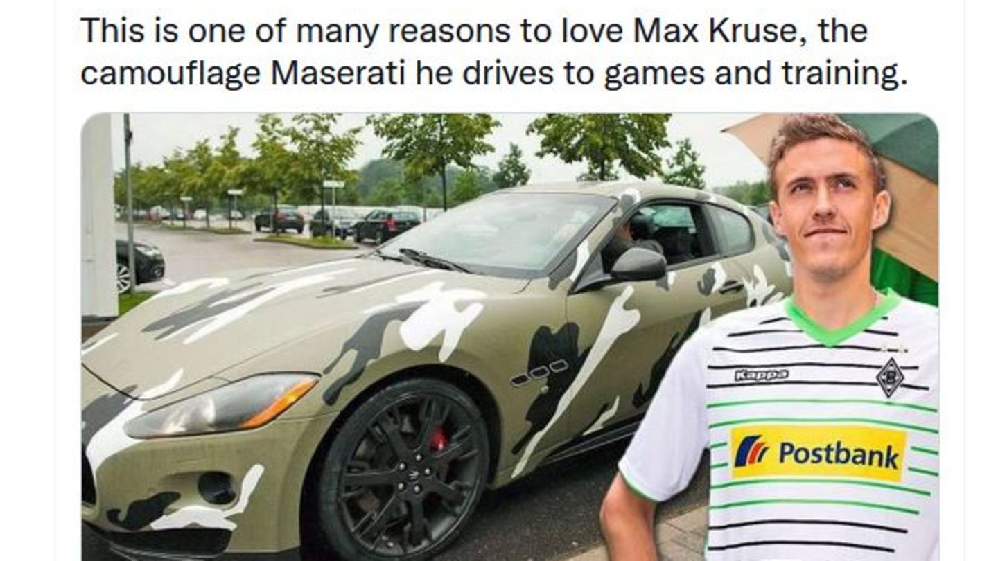 Max Kruse mit Maserati Max Kruse mit Maserati