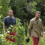 Peter Althof und Eric Stehfest auf dem Weg zur Dschungelprüfung