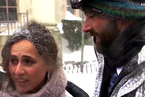 Blizzard in den USA: Hochzeit mitten im Schneesturm