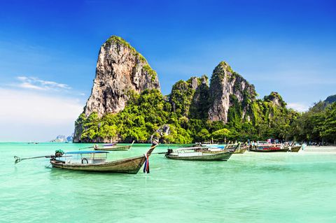 Longtale boats in Südthailand