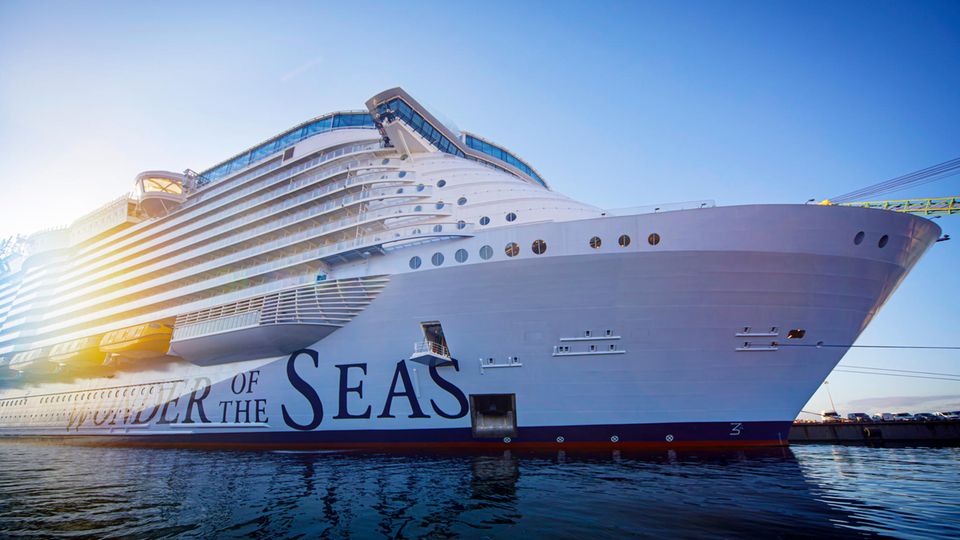 Die "Wonder of the Seas" der US-Reederei Royal Caribbean International 